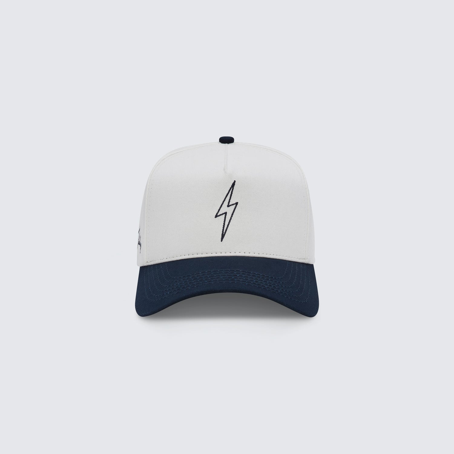 Bolt Navy White Hat